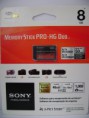 Memoria Pro Duo Sony 8 gb 